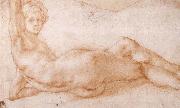 Pontormo, Jacopo Hermaphrodite Figure painting